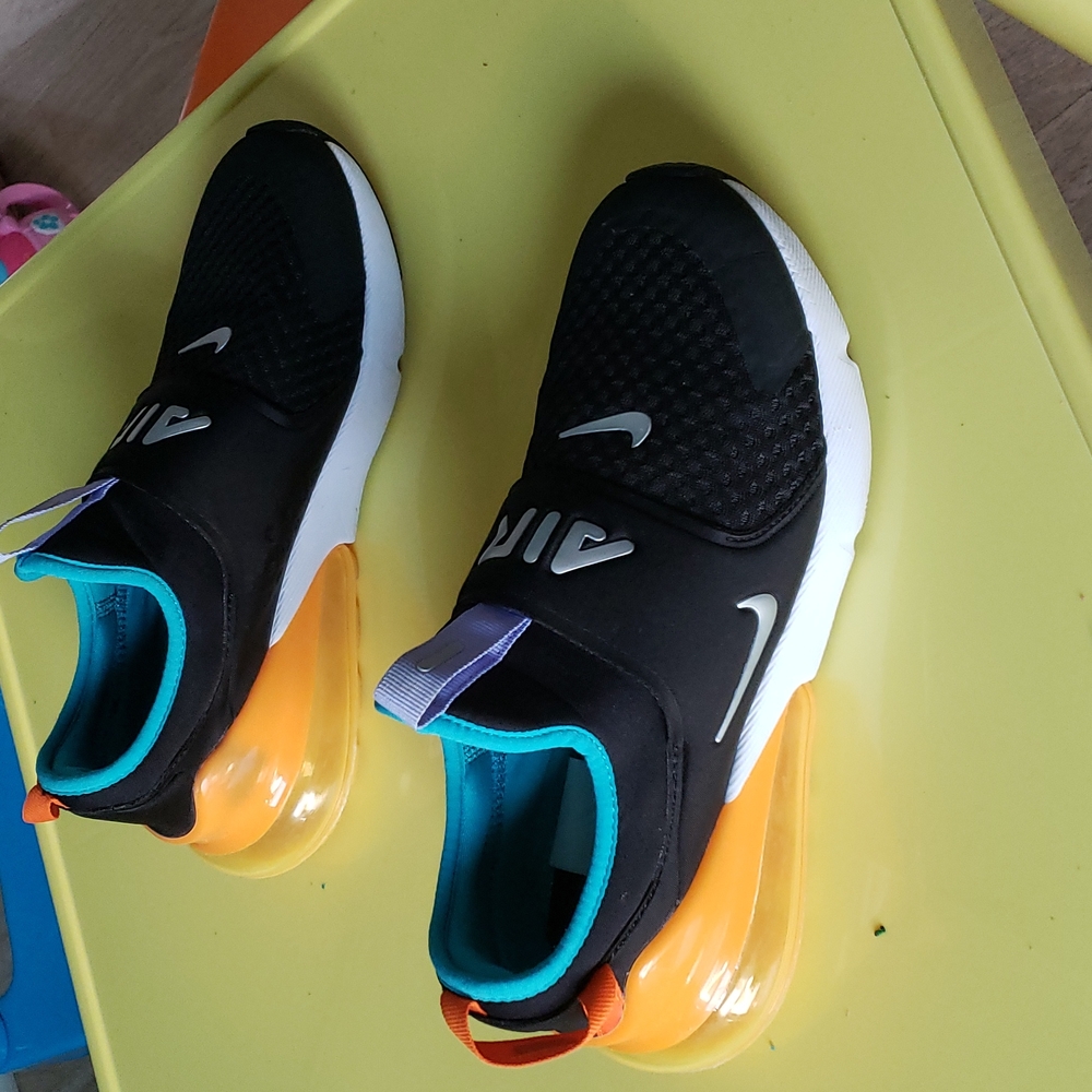 Nike air max 270 extreme black blue orange